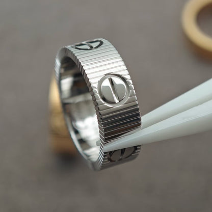 [⭐Haelin Jewelry]LOVE 6.5MM RING