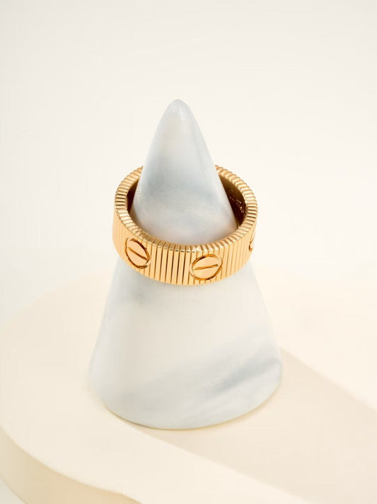[⭐Haelin Jewelry]LOVE 6.5MM RING