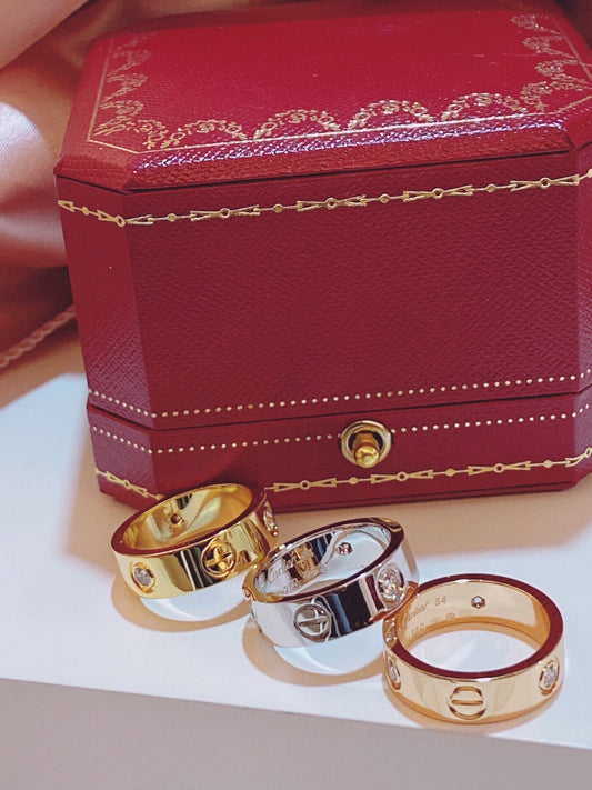 [⭐Haelin Jewelry]Three-Diamond Ring