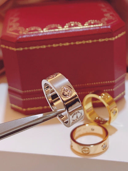 [⭐Haelin Jewelry]Three-Diamond Ring