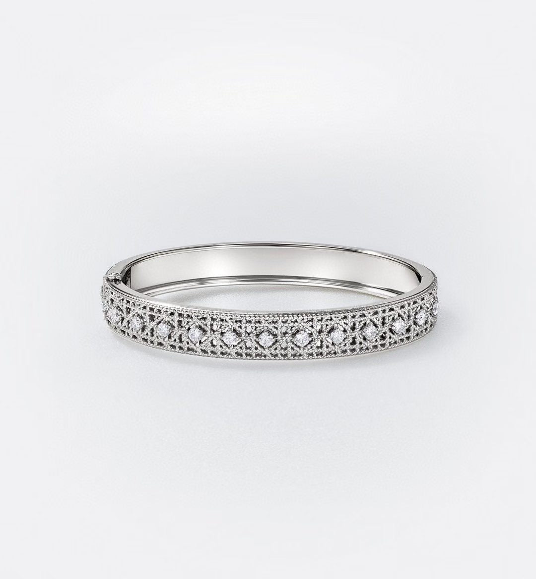 [⭐Haelin Jewelry]2026 WOVEN-PATTERN BRACELET SET WITH FULL DIAMOND INLAY THREE-COLORS