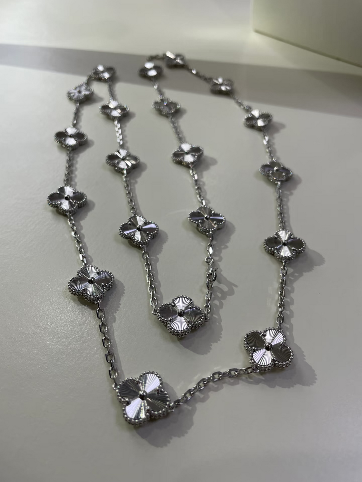 [⭐Haelin Jewelry]CLOVER 20 MOTIFS SILVER LASER