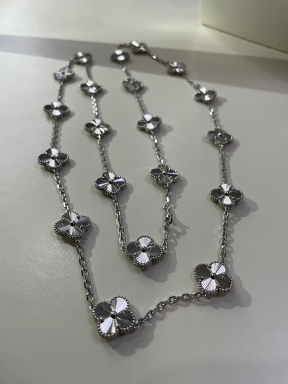 [⭐Haelin Jewelry]CLOVER 20 MOTIFS SILVER LASER