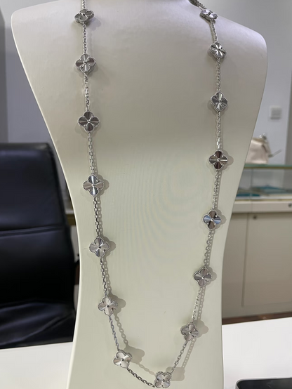[⭐Haelin Jewelry]CLOVER 20 MOTIFS SILVER LASER