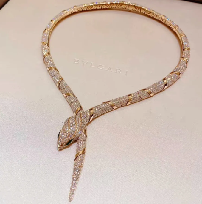 [⭐Haelin Jewelry]HAUTE COUTURE GOLD SERPENTI NECKLACE