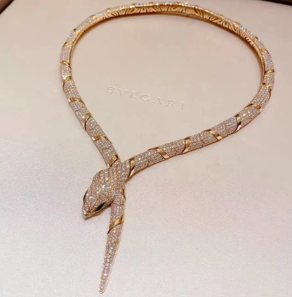 [⭐Haelin Jewelry]HAUTE COUTURE GOLD SERPENTI NECKLACE