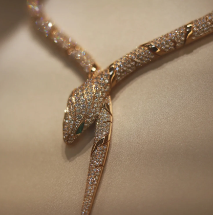 [⭐Haelin Jewelry]HAUTE COUTURE GOLD SERPENTI NECKLACE