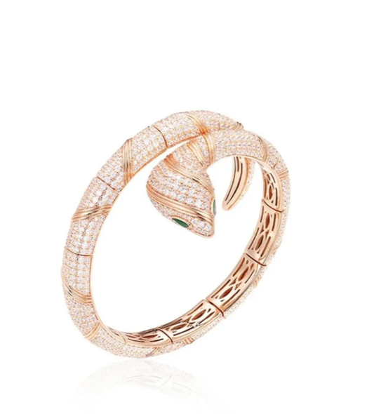 [⭐Haelin Jewelry]HAUTE COUTURE GOLD SERPENTI BRACELET