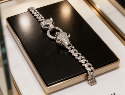 [⭐Haelin Jewelry] DOUBLE PANTHER BRACELET