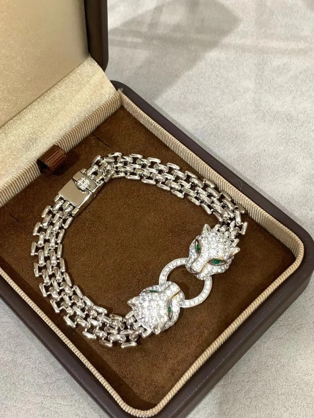 [⭐Haelin Jewelry] DOUBLE PANTHER BRACELET