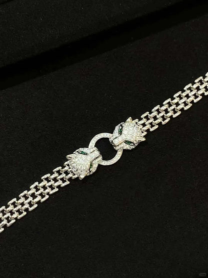 [⭐Haelin Jewelry] DOUBLE PANTHER BRACELET