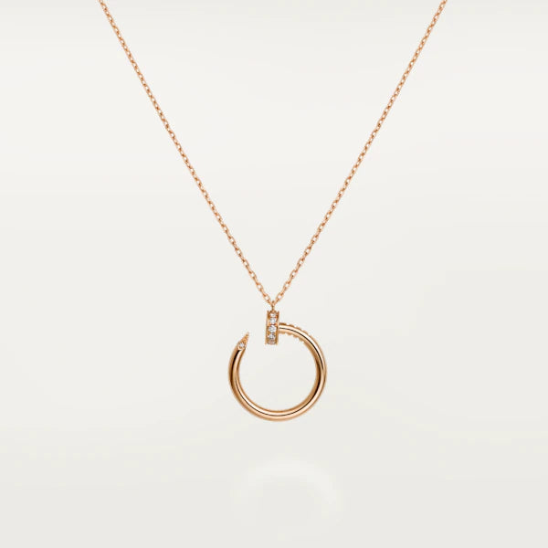 [⭐Haelin Jewelry]JUSTE NECKLACE PINK GOLD