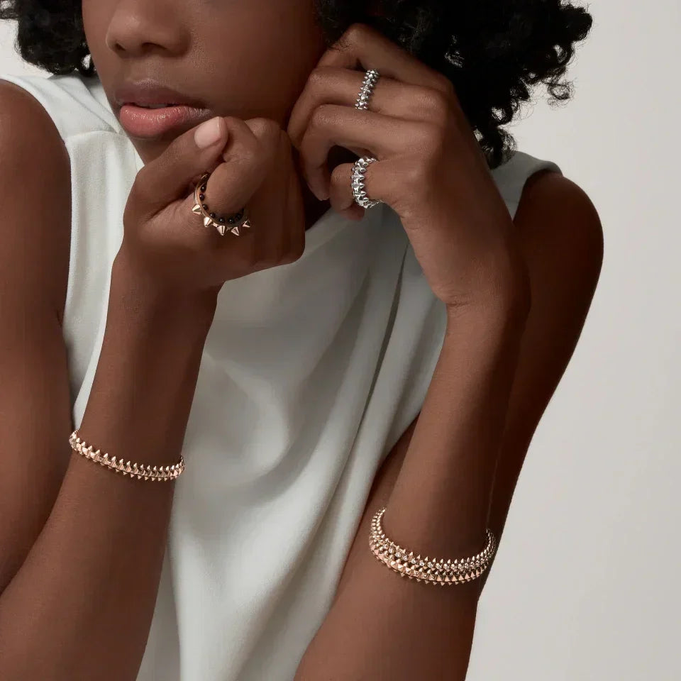 [⭐Haelin Jewelry]CLASH  BRACELET 8MM DIAMONDS
