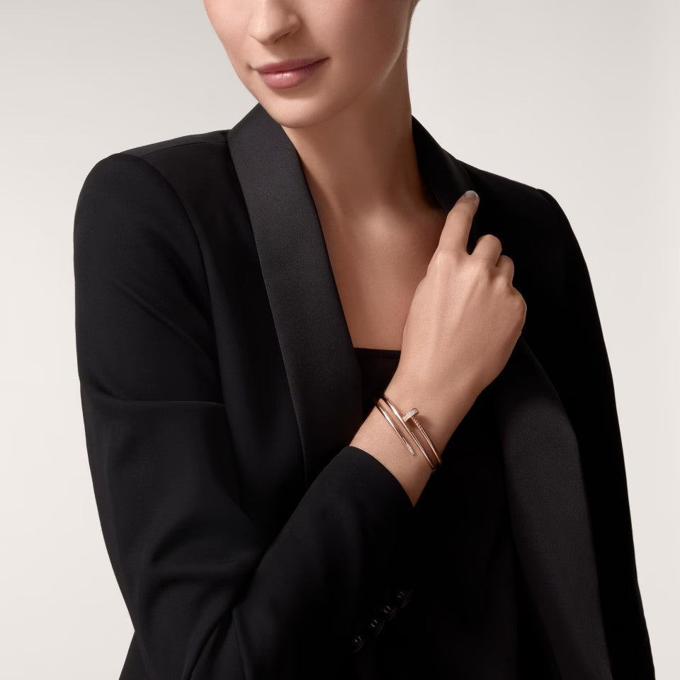 [⭐Haelin Jewelry]JUSTE BRACELET 3.5MM DOUBLE ROW DIAMOND