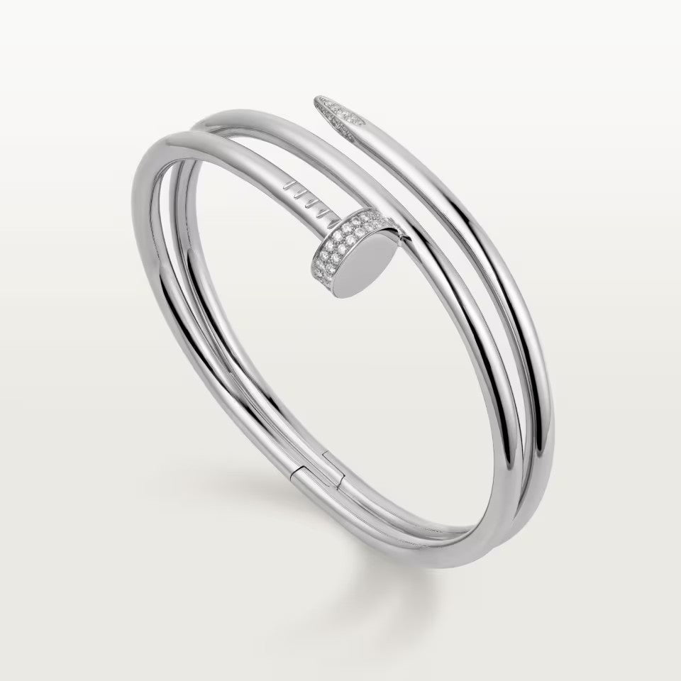[⭐Haelin Jewelry]JUSTE BRACELET 3.5MM DOUBLE ROW DIAMOND