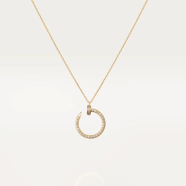 [⭐Haelin Jewelry]JUSTE NECKLACE GOLD DIAMONDS
