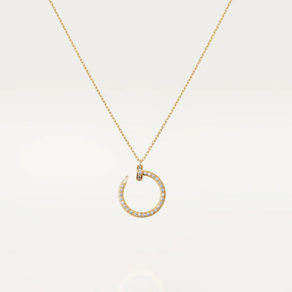 [⭐Haelin Jewelry]JUSTE NECKLACE GOLD DIAMONDS