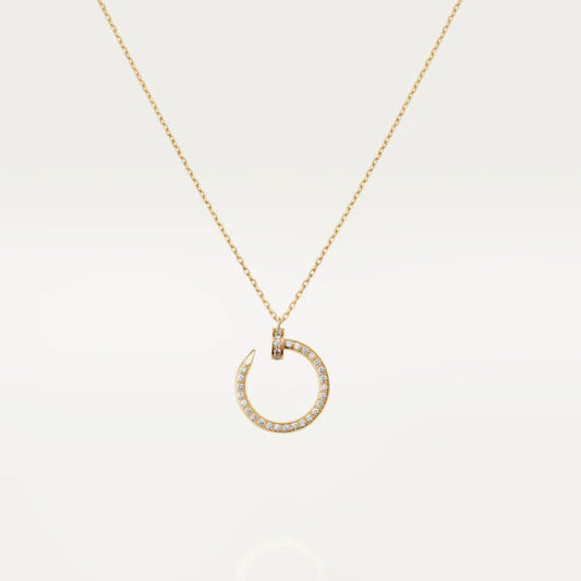 [⭐Haelin Jewelry]JUSTE NECKLACE GOLD DIAMONDS