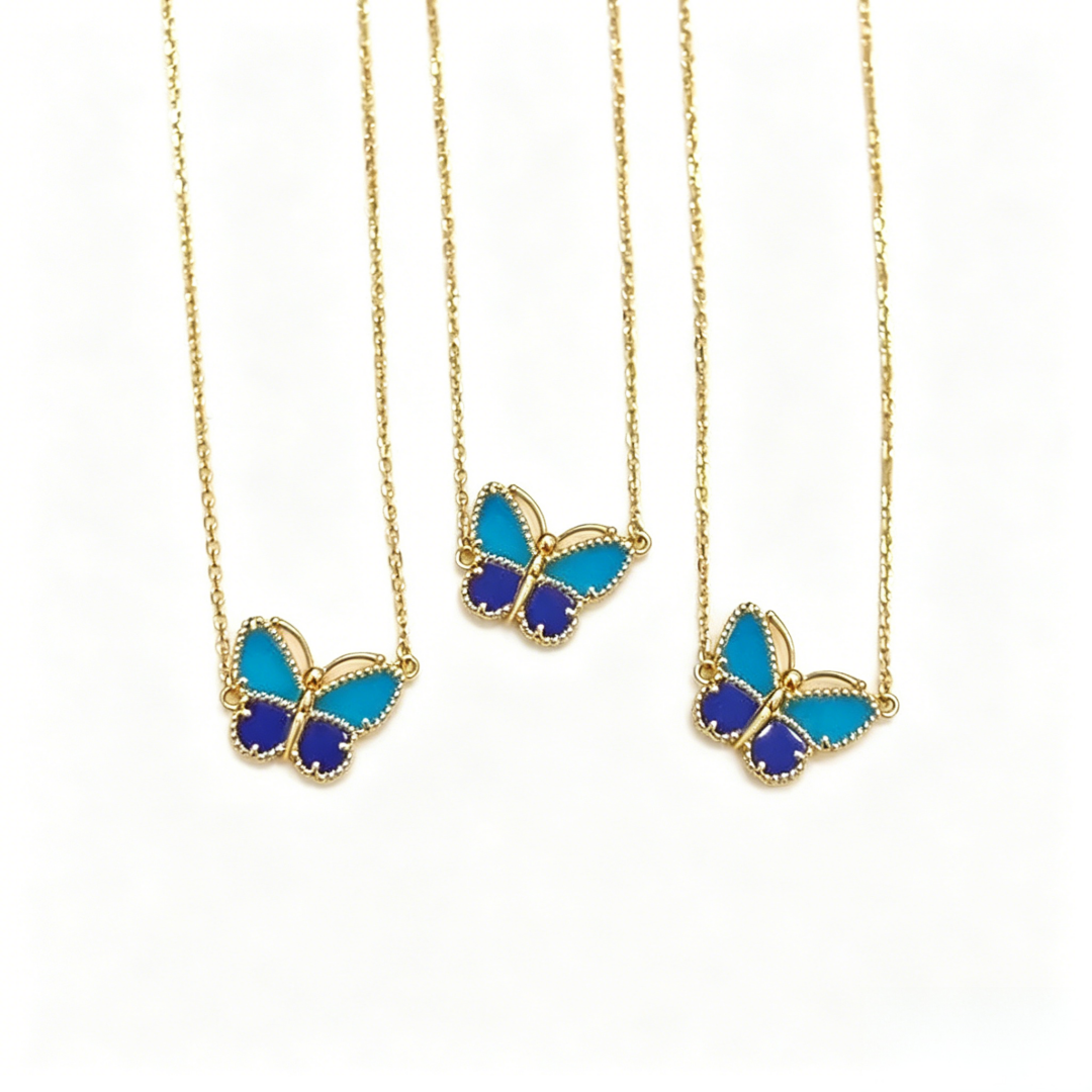 [⭐Haelin Jewelry]  2026 NEW LUCKY BUTTERFLY 1 MOTIFS NECKLACE