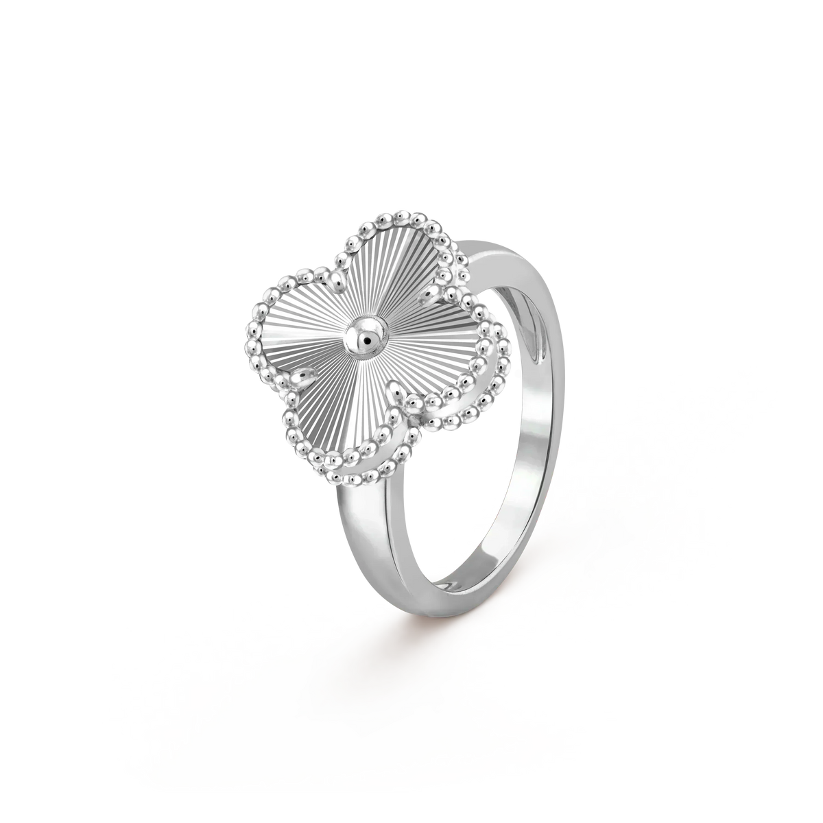[⭐Haelin Jewelry]CLOVER SILVER RING