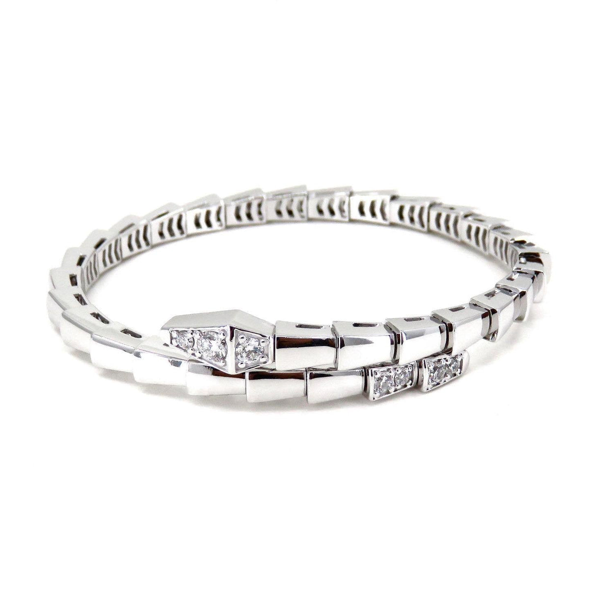 [⭐Haelin Jewelry]SERPENTI BRACELET DIAMONDS SILVER
