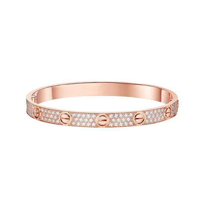 [⭐Haelin Jewelry]LOVE BRACELET 6.1MM DIAMOND-PAVED