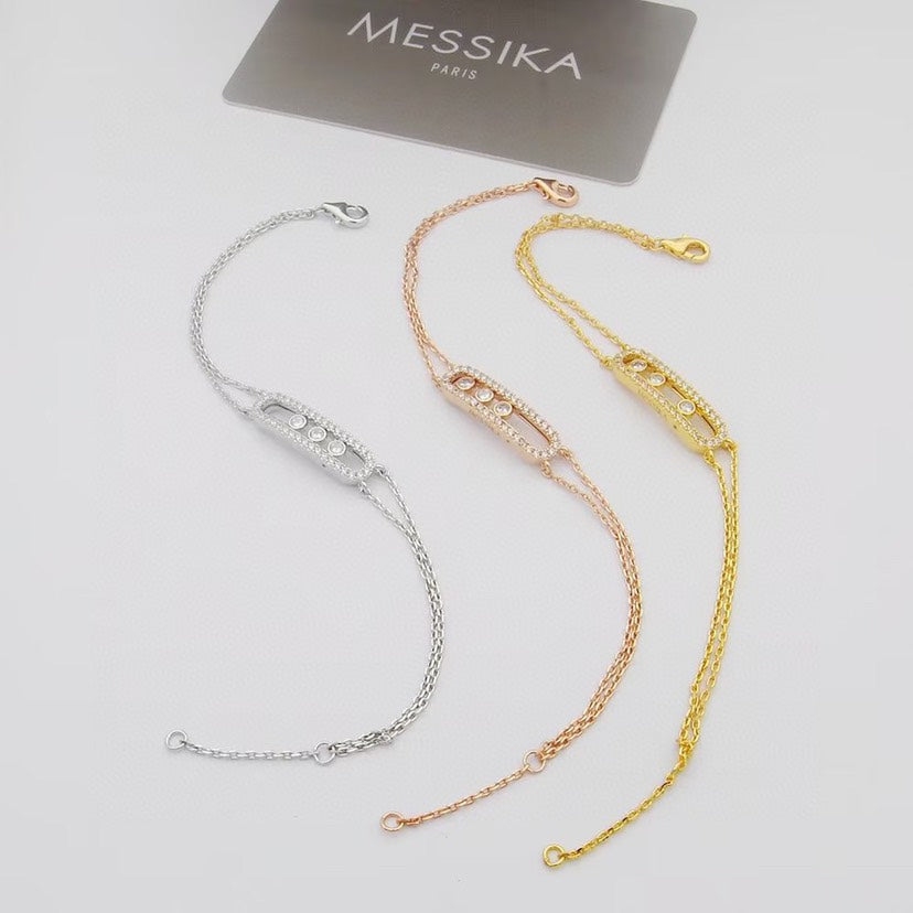 [⭐Haelin Jewelry] Move Classique pavé bracelet