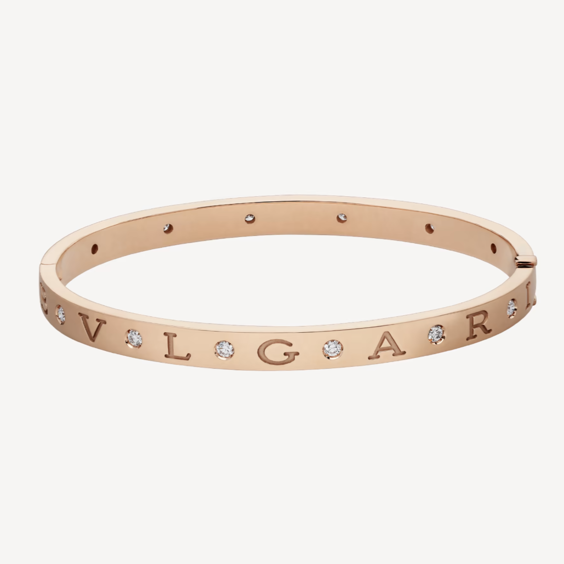 [⭐Haelin Jewelry]ZERO 1 PINK GOLD 12 DIAMONDS BRACELET
