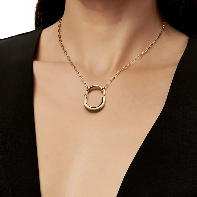 [Haelin Jewelry]LOCK NECKLACE GOLD