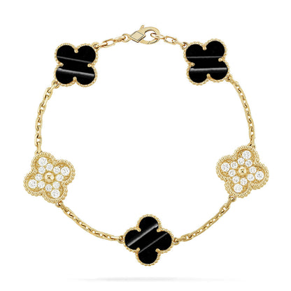 [⭐Haelin Jewelry] CLOVER 5 MOTIF PULSAR STONE BRACELET COLLECTION