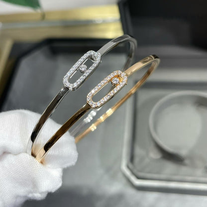 [⭐Haelin Jewelry]Move Uno pavé flex bangle medium