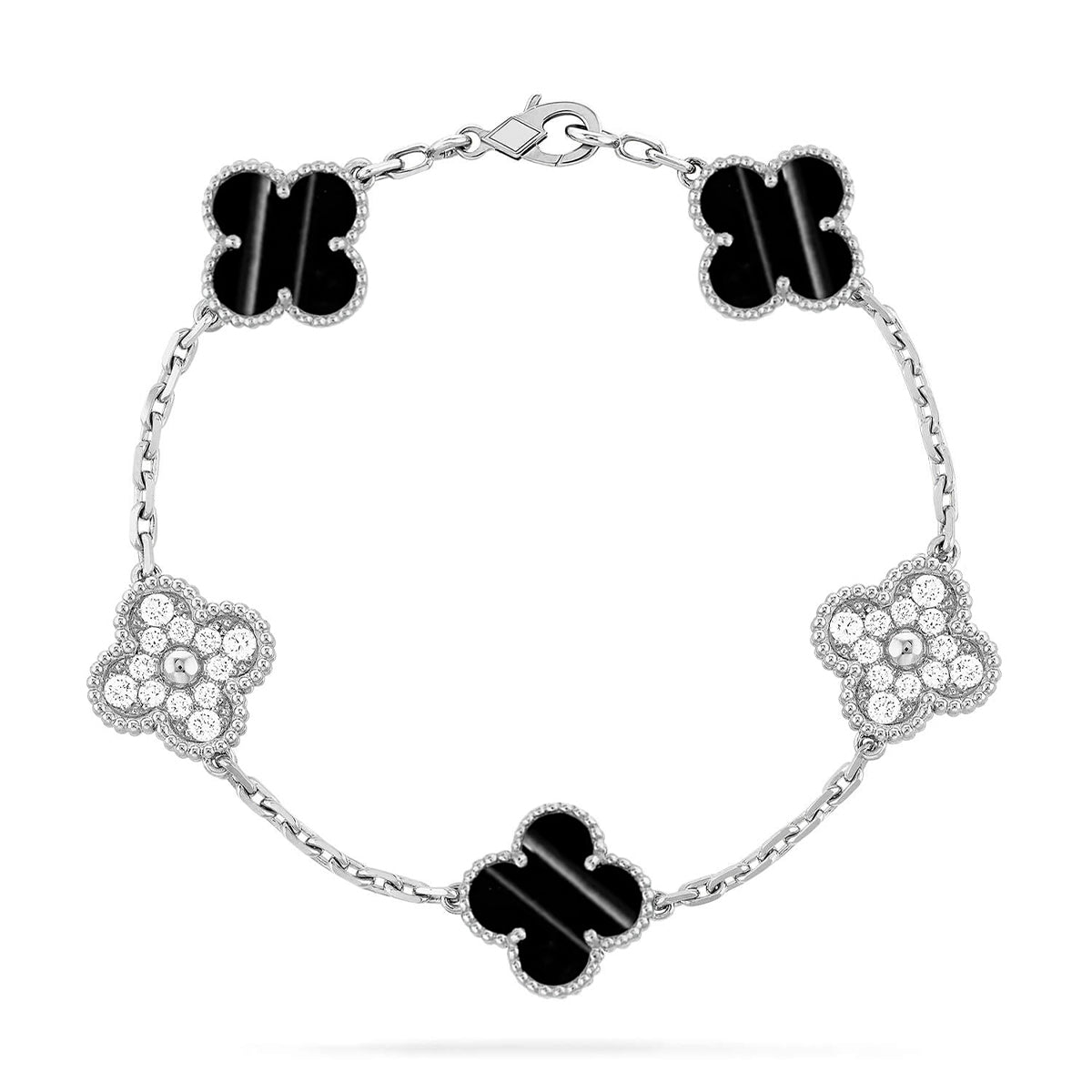 [⭐Haelin Jewelry] CLOVER 5 MOTIF PULSAR STONE BRACELET COLLECTION
