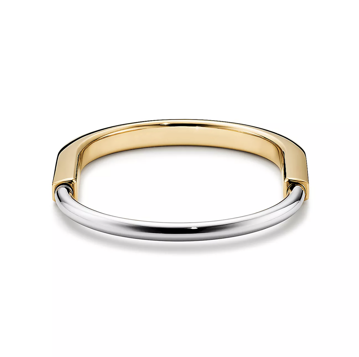 [Haelin Jewelry]LOCK BRACELET YELLOW AND WHITE GOLD
