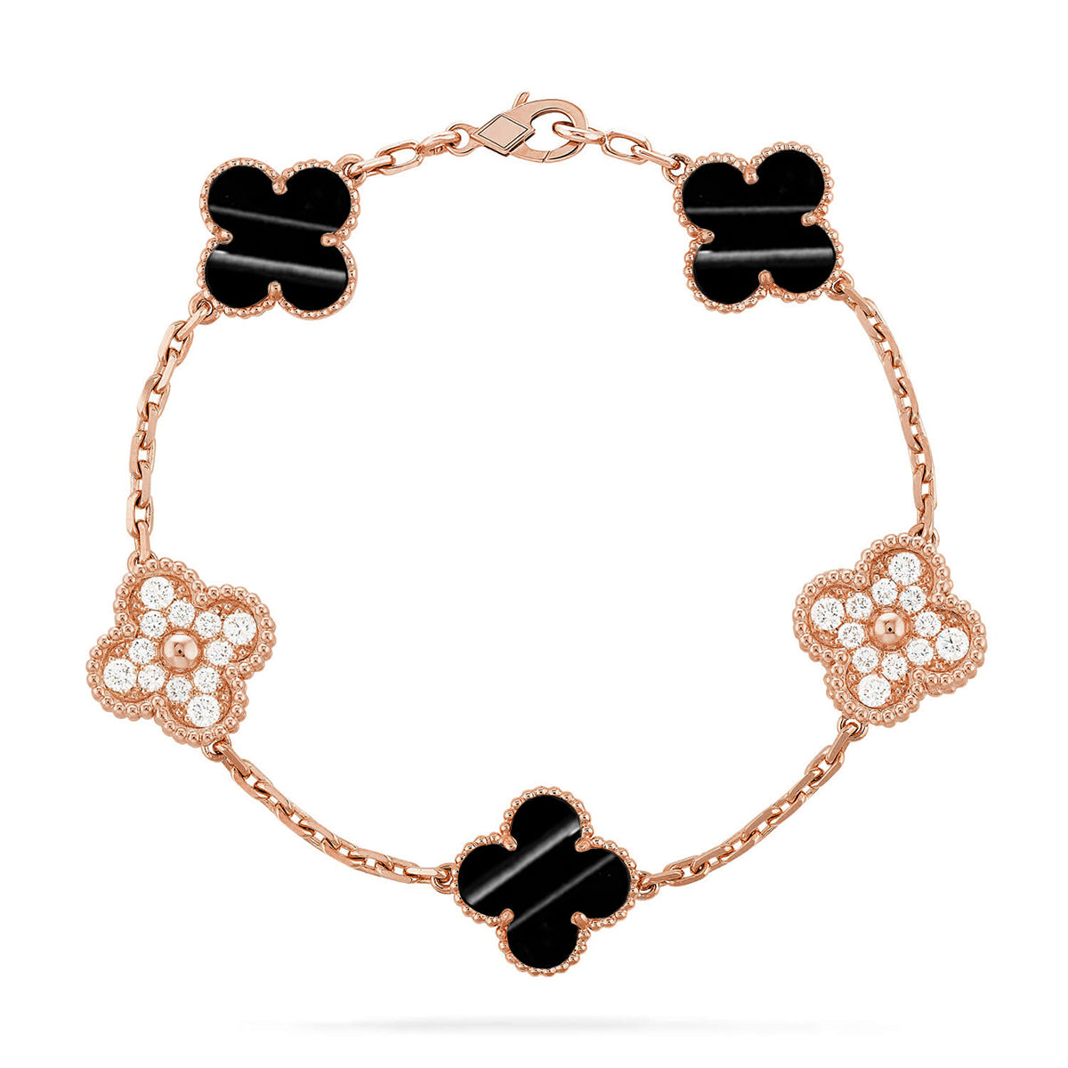 [⭐Haelin Jewelry] CLOVER 5 MOTIF PULSAR STONE BRACELET COLLECTION