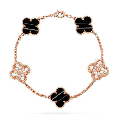 [⭐Haelin Jewelry] CLOVER 5 MOTIF PULSAR STONE BRACELET COLLECTION