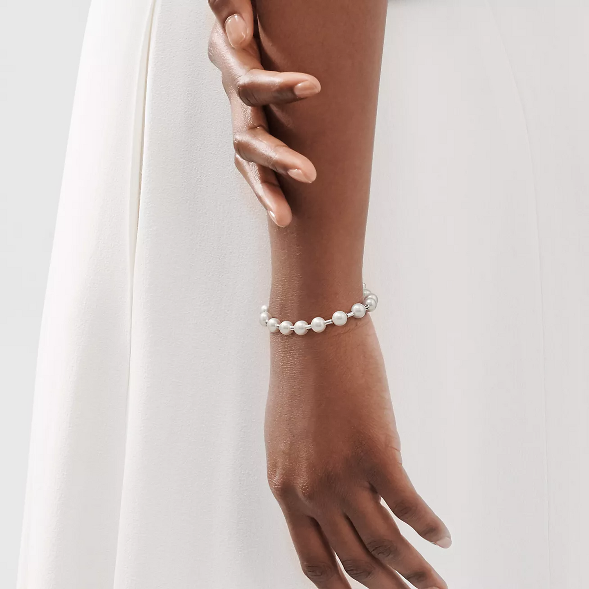 [Haelin Jewelry]PEARL 7-8MM SILVER BRACELET