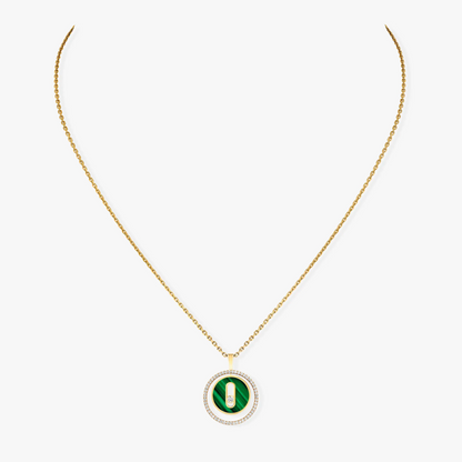 [⭐Haelin Jewelry]Demo MOVE 1 DIAMOND MALACHITE GOLD DIAMOND NECKLACE