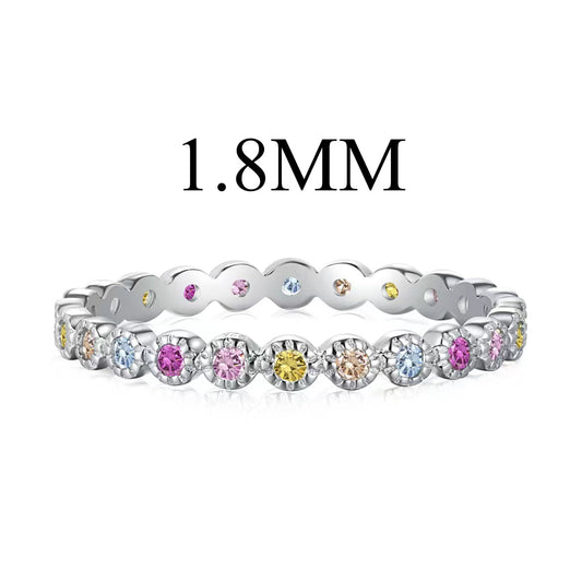 [Haelin Jewelry]Unique Scintillating Round Cut Daily Ring