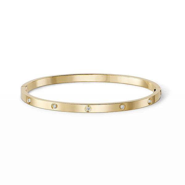 [⭐Haelin Jewelry]LOVE BRACELET 3.65MM 10 DIAMONDS