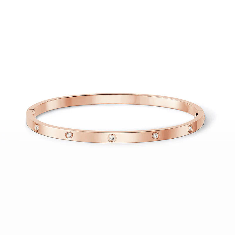 [⭐Haelin Jewelry]LOVE BRACELET 3.65MM 10 DIAMONDS