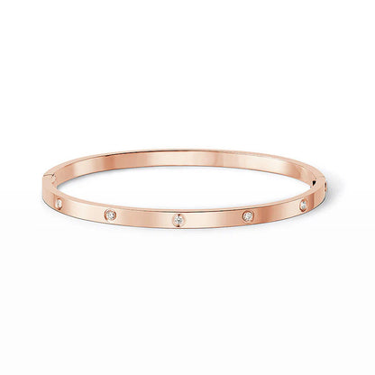[⭐Haelin Jewelry]LOVE BRACELET 3.65MM 10 DIAMONDS