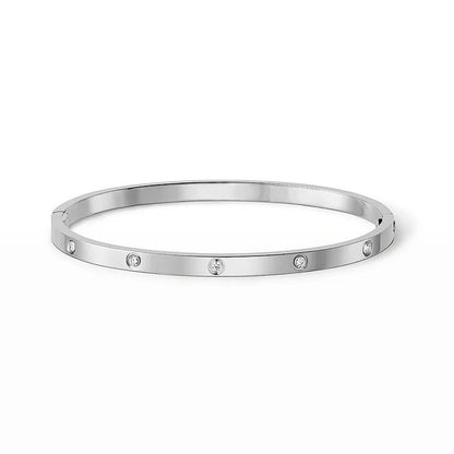 [⭐Haelin Jewelry]LOVE BRACELET 3.65MM 10 DIAMONDS