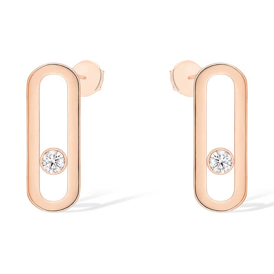 [⭐Haelin Jewelry]MOVE UNO SMALL 1 DIAMOND EARRINGS