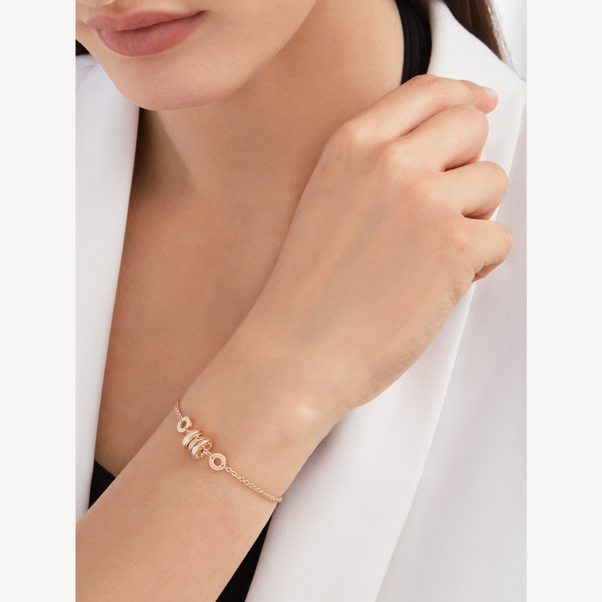 [⭐Haelin Jewelry]ZERO 1 SOFT PINK GOLD BRACELET