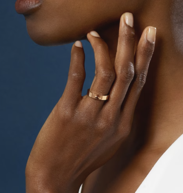 [⭐Haelin Jewelry]ALLIANCE LIENS VIDENCE 4MM RING