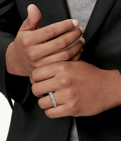 [Haelin Jewelry]SIXTEEN STONE SILVER RING