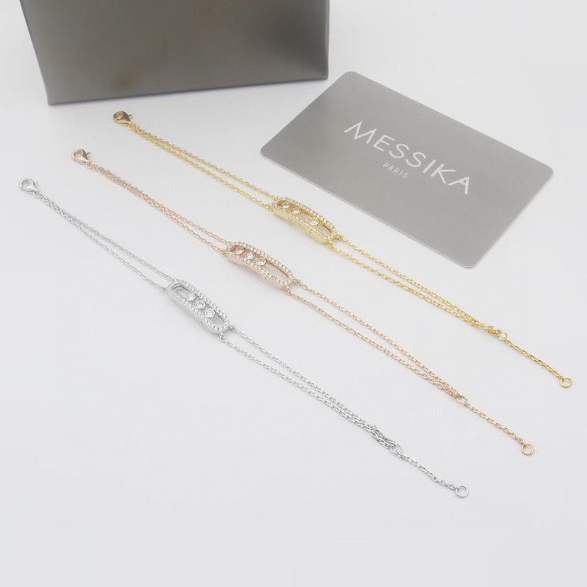 [⭐Haelin Jewelry] Move Classique pavé bracelet