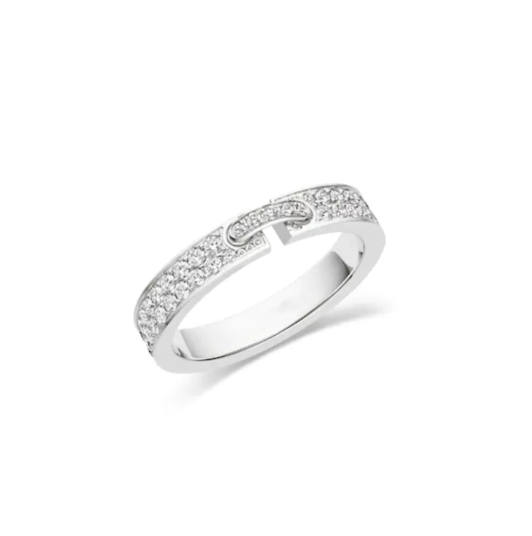 [⭐Haelin Jewelry]ALLIANCE LIENS VIDENCE PAVED DIAMOND 4MM RING