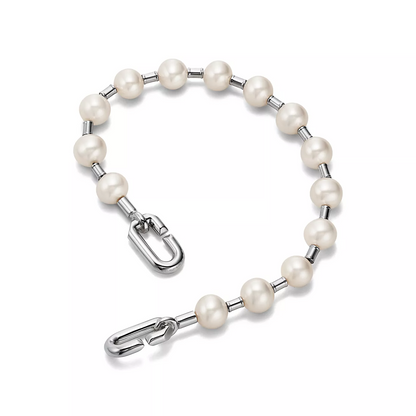 [Haelin Jewelry]PEARL 7-8MM SILVER BRACELET