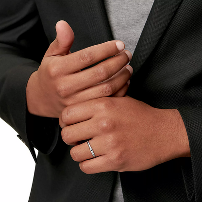 [Haelin Jewelry]LOCK RING SILVER
